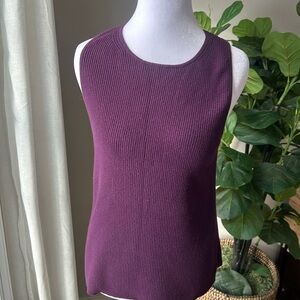 Banana Republic Deep Purple Knit Top